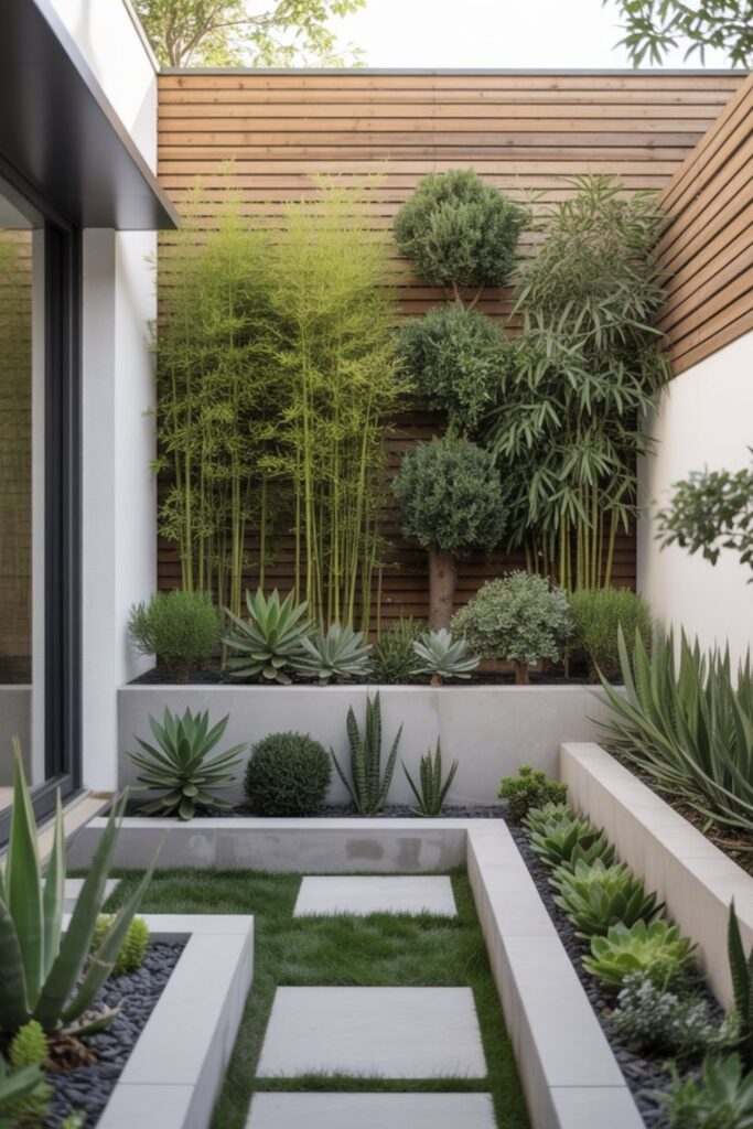 Modern Small Backyard Design For Compact Spaces 4 What Are the Best Plants for Modern Small Backyard Design?