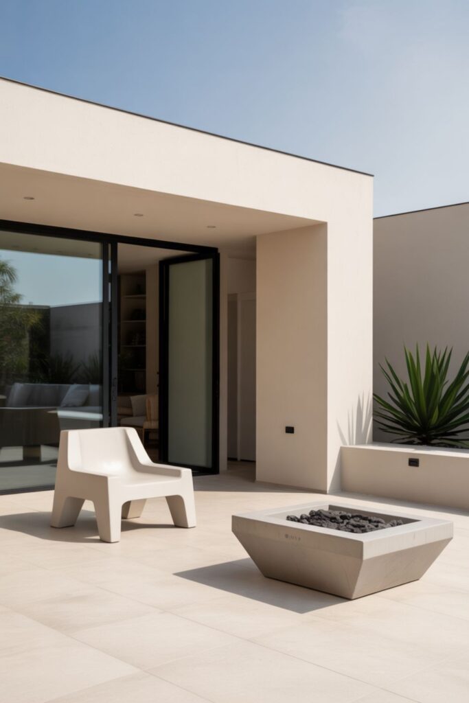 Modern Patio Ideas For Stylish Outdoor 4 Bold Minimalism Through Statement Pieces