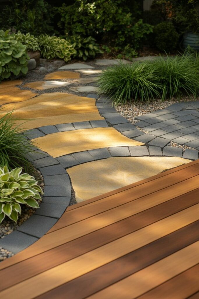 Backyard Patio and Landscape Ideas for stunning Outdoor 2 Hardscape Materials That Unify Design
