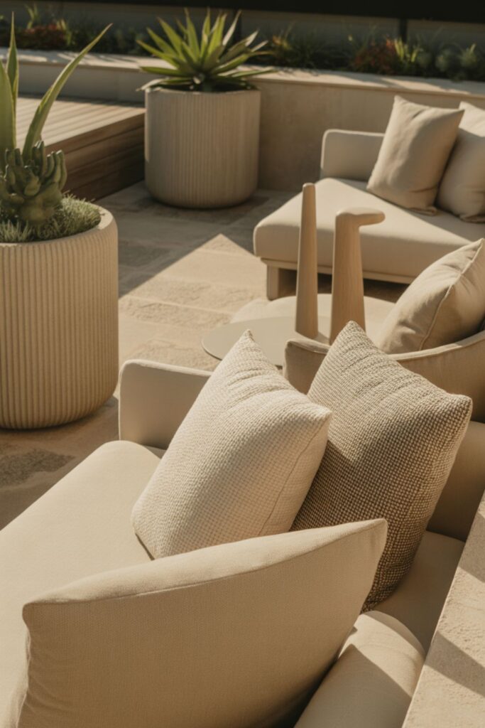 Contemporary Terrace Ideas for Luxury Homes 4 Monochromatic Schemes With Texture