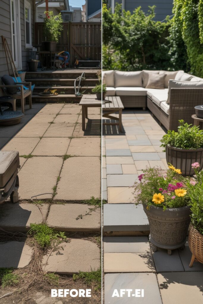 Best Outdoor Patio Remodel Ideas for Small and Large Backyards 5 Before and After Documentation