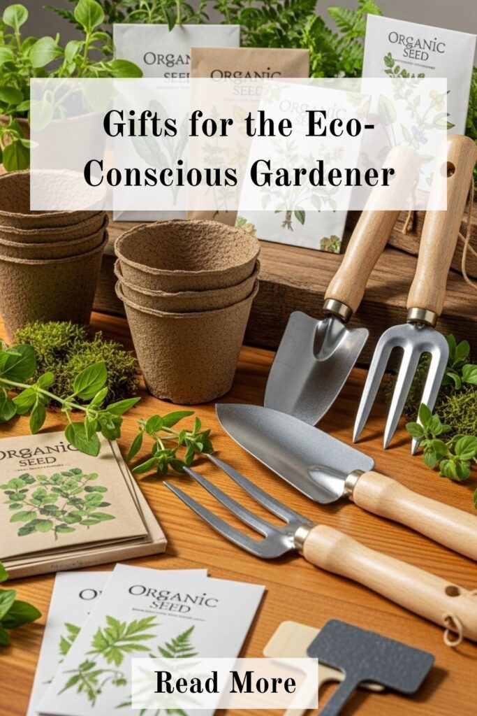 20+ Best Gifts for Gardeners That They'll Actually Use and Love 4 Eco-conscious gardening gift ideas with biodegradable pots, organic seeds, compost tools, and recycled gardening accessories.