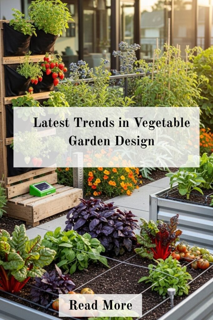 32 Genius Vegetable Garden Design Ideas for Every Home 2 Modern vegetable garden showcasing trending design ideas like raised beds, vertical planters, and stylish edible landscaping.