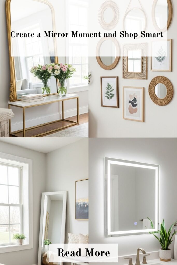 Best Living Room Wall Decor Ideas to Create a Stylish and Cozy Home 3 Stylish living room featuring a curated mirror wall arrangement that reflects natural light and enhances space with elegant decor