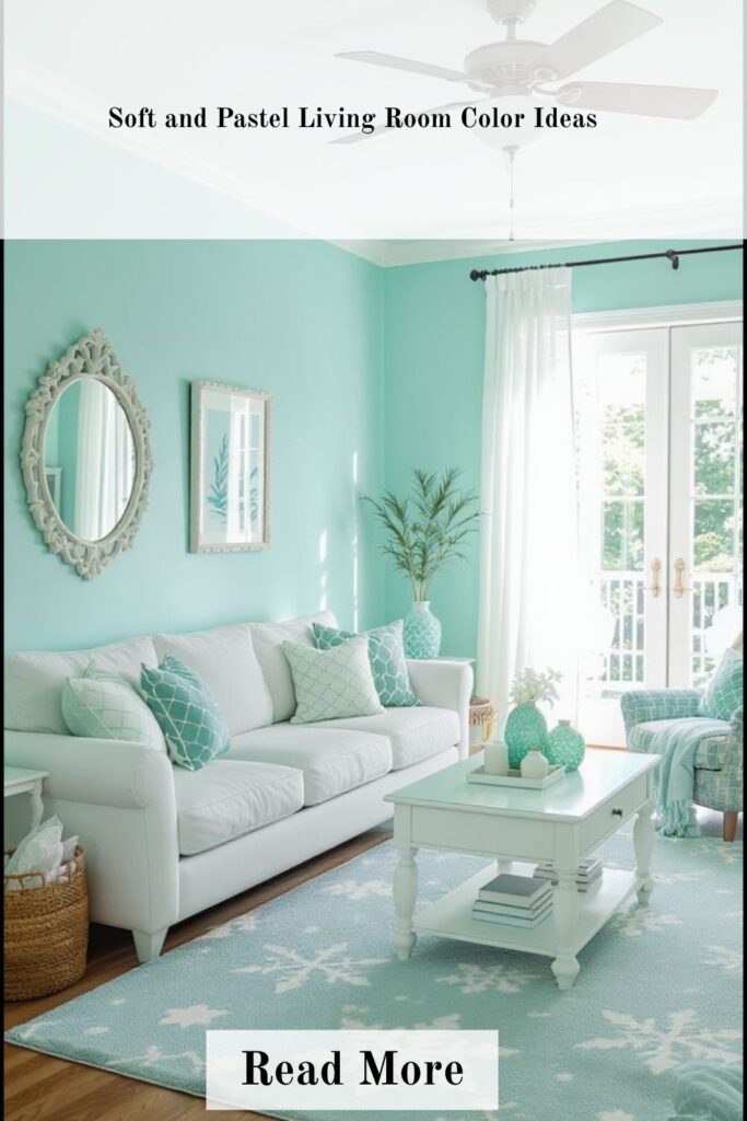 Living Room Color Ideas to Set the Perfect Tone for Your Space 4 Soft and pastel living room color ideas with light tones creating a calm, airy, and elegant space