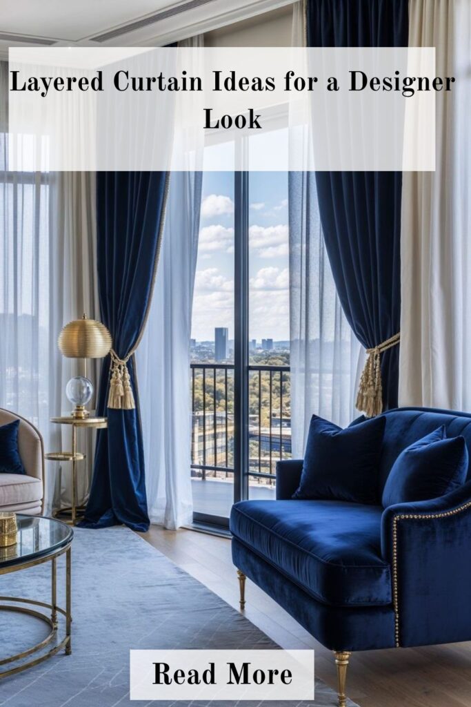 Living Room Curtains Ideas That Instantly Elevate Any Space 3 Layered curtain ideas combining sheer curtains and drapery panels for a designer living room look with enhanced light control and elegance