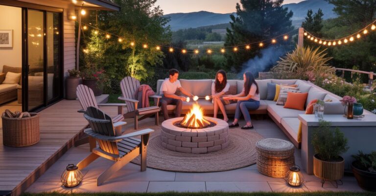 Outdoor Patio Ideas with Fire Pit
