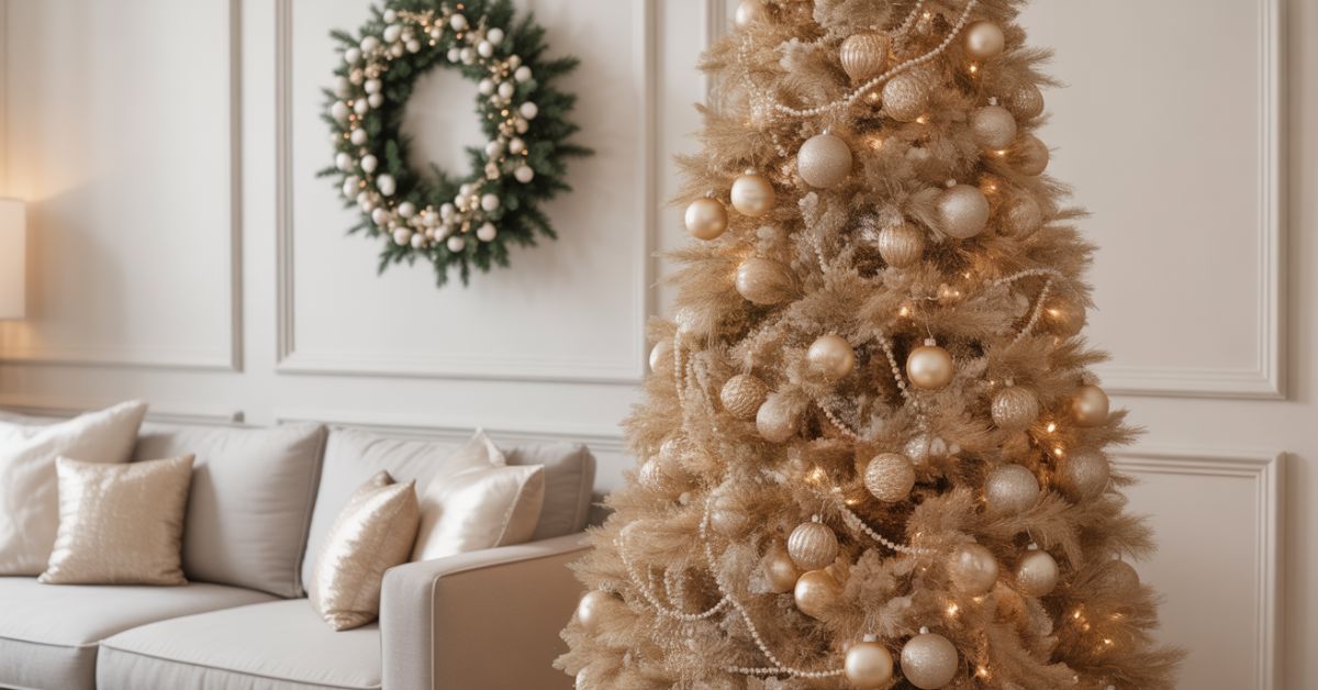 Champagne Christmas Tree Ideas Complete Guide to Luxurious Holiday Elegance