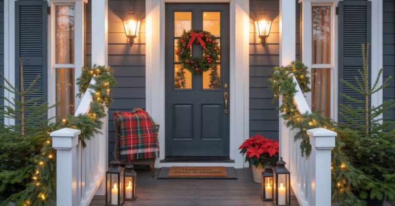 60+ Christmas Porch Decor Stunning Ideas
