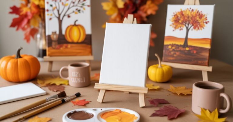 40+ Fall Canvas Painting Ideas Easy DIY Beginner-Friendly