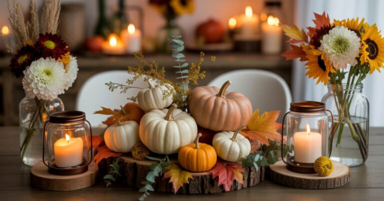 35 +Fall Centerpiece Ideas for Table Transform