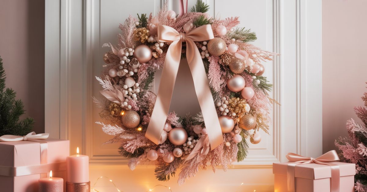 Christmas Wreath Ideas Pink: Transform Your Holiday Style with Blush Elegance