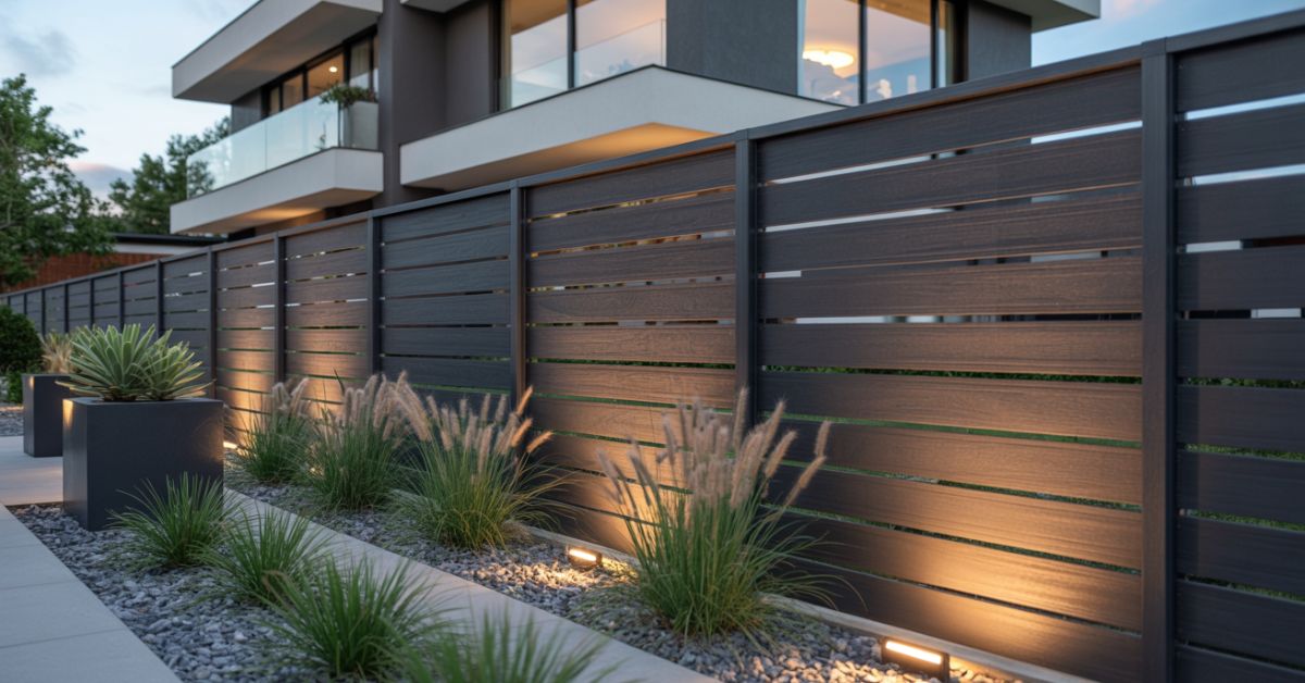 27+ Stylish Modern Fence Ideas to Transform Your Property