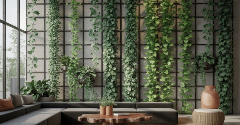 Modern Indoor Vine Wall Ideas for Stylish Green Spaces