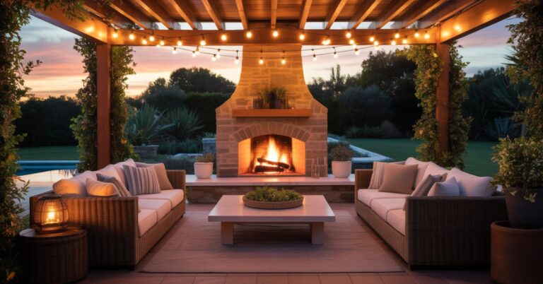 37+ Outdoor Patio Ideas with Fireplace Ultimate Backyard Sanctuary
