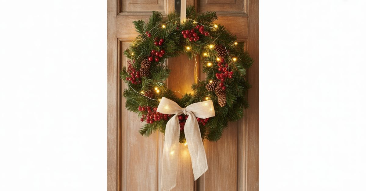 20+ Simple Christmas Wreath Ideas for Every Home
