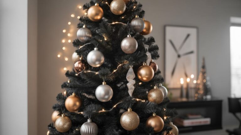 Stunning Black Christmas Tree Ideas: Bold and Modern Holiday Decor