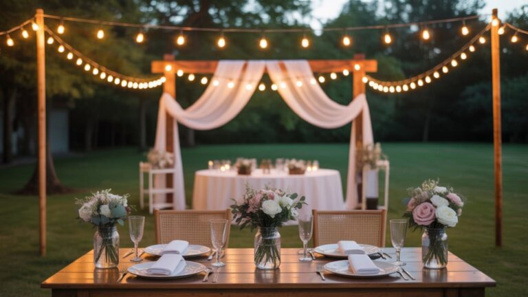 DIY Backyard Wedding on a Budget complete guide