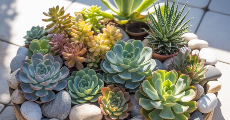 25+ Easy Succulent Rock Garden Designs for Stunning Outdoor Spaces