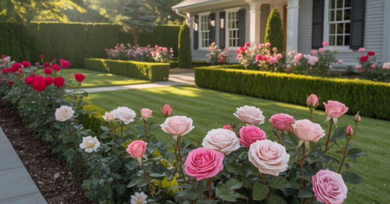 29+ Stunning Rose Garden Ideas to Boost Curb Appeal