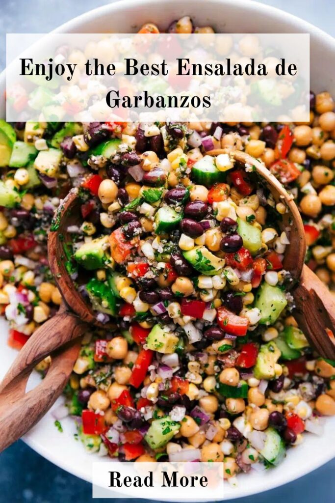 Ensalada de Garbanzos: The Authentic Peruvian Chickpea Salad Recipe Guide 4 Delicious Ensalada de Garbanzos served at a traditional Spanish restaurant, featuring tender chickpeas, fresh vegetables, herbs, and a flavorful Mediterranean dressing.