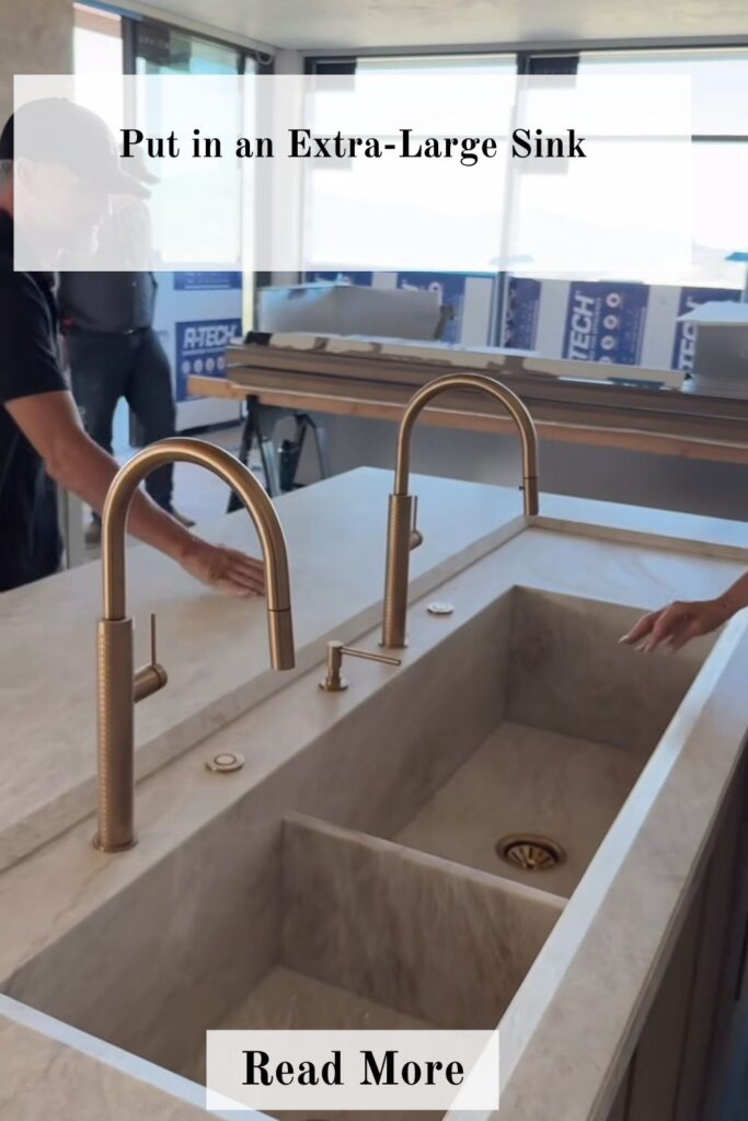 Designer-Approved Small Bathroom Ideas For your Sweet Home 4 Small bathroom featuring an extra-large sink for enhanced functionality and modern style