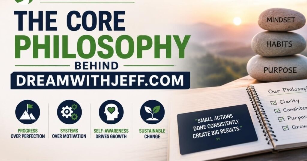 Dreamwithjeff com: 12 A Practical Platform for Lasting Personal Growth 2 The Core Philosophy Behind Dreamwithjeff.com