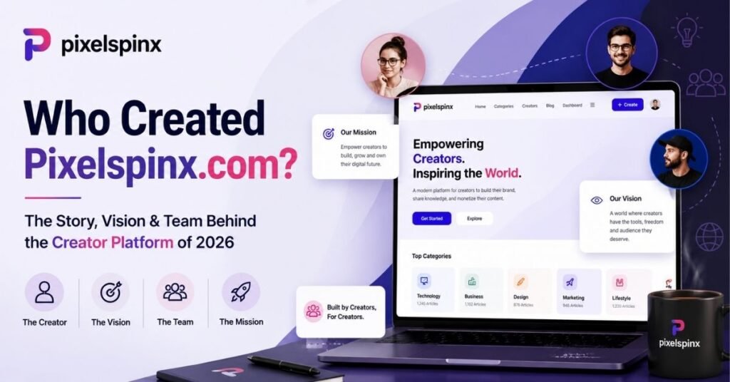 What Is Pixelspinx com? Complete 2026 Guide to Content, Safety & SEO 2 Who Created Pixelspinx.com?